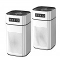 AIRFIRE Air Purifiers for Bedroom 615 Sq.ft, HEPA Air Purifiers for Pets, Pollen, Wildfire, AP202, White, 2 Pcs/ Case