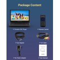 16.9" Portable DVD Player for Kids 1280x800 Resolution HD Portable DVD Player with 14” Swivel Screen for Car Headrest DVD Player