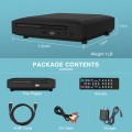 Mini DVD Player with HDMI 1080P DVD Player for TV with Remote Portable CD Player